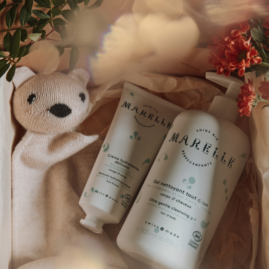 Marelle soins bio pour bébés et enfants coffret de Noël